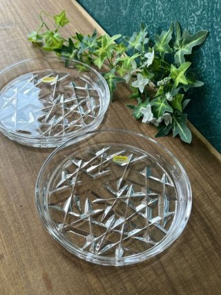 【美品】Noritake ノリタケ　クリスタル　ガラスボウル　大皿　昭和レトロ 美品】Noritake ノリタケ クリスタル ガラスボウル 大皿 昭和