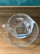 画像6: ADERIA　アデリア　アデレックス　ガラスティーカップ＆ソーサー　耐熱カップ　ソーサーに裏印なし　C338 (6)