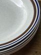画像8: TONO　CHINA　ラインプレート　カレー・シチュー皿　モダンブラウンブルー　5枚セット　 (8)