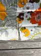 画像2: レトロ生地　綿ピケ　コットン　大きな花柄　イエロー系　106×62　NS568 (2)