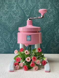 高橋ライト工業所 かき氷器 パンダちゃん バラ氷も抜群 ピンクK434