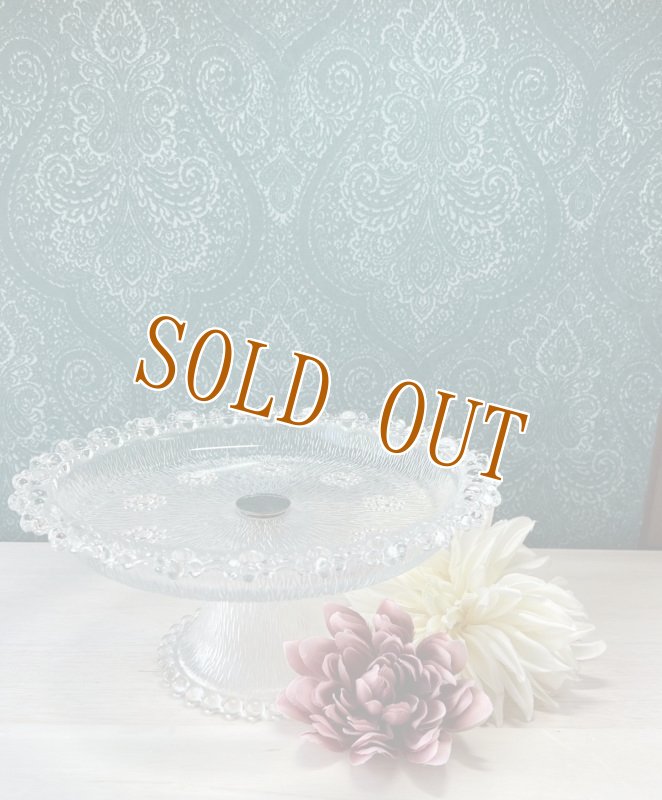 画像10: 希少　ADERIA　アデリア　ピコット　ガラス製ケーキスタンド　コンポート　GU294 (10)