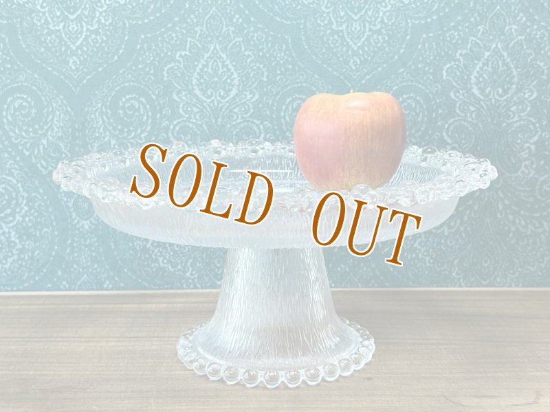 画像3: 希少　ADERIA　アデリア　ピコット　ガラス製ケーキスタンド　コンポート　GU294 (3)