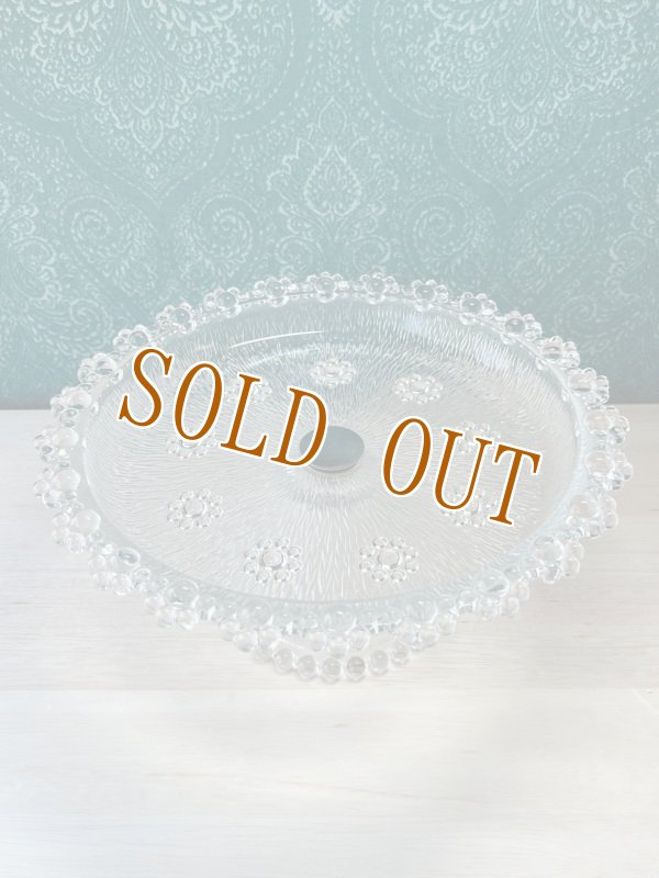 画像8: 希少　ADERIA　アデリア　ピコット　ガラス製ケーキスタンド　コンポート　GU294 (8)