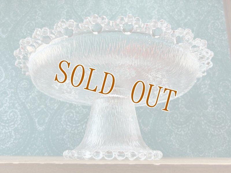 画像6: 希少　ADERIA　アデリア　ピコット　ガラス製ケーキスタンド　コンポート　GU294 (6)