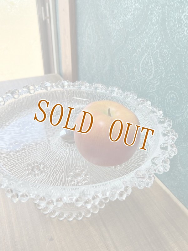 画像7: 希少　ADERIA　アデリア　ピコット　ガラス製ケーキスタンド　コンポート　GU294 (7)