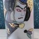 A　羽子板(江戸時代の歌舞伎役者を描いた正月の遊具)
