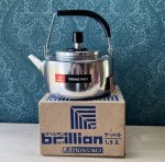 画像1: sale！ホクセイ　ブリリアンシリーズケットル　アルミやかん　シンプル　1.5ℓ (1)