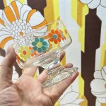 画像4: 佐々木ガラス　レトロポップ花柄　アイスクリームカップ　デザートグラス　 (4)