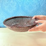画像6: 久留米籃胎漆器　楕円形　菓子器　籠 (6)
