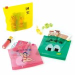 画像2: ニューレトロ ジッパーバッグ M （6枚入り） (2)