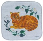 画像6: 松尾ミユキ　ガーゼハンドタオル　猫　各種 (6)