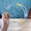 画像6: vintage　PYREX　パイレックス　ガラス製パイ皿　イエローフラワー (6)