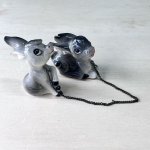 画像2: すずらん堂モデルさんありがとう！　ディズニーバンビ系陶器人形 (2)