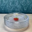 画像9: HOYA　保谷ガラス　フルーツプレート皿5枚セット　いちご　メロン (9)