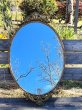 画像2: ファッションミラー　壁掛け鏡　レトロ　vintage　antique　楕円形　 (2)