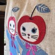 画像11: 【KILKI】 刺繍バッグ Yumi Kitagishi&KILKI ネコ 北岸由美 【インド製】 (11)