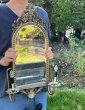 画像19: antique　壁掛けミラー　鏡　キャンドルスタンドのような電気ロウソク付き　 (19)