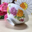 画像4: 乙女な茶碗　ピンク花柄　SHUNZAN　薔薇 (4)