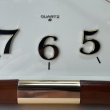 画像8: SEIKOquartz　セイコークオーツ　壁掛け時計　モダンゴールド　木製　ミッドセンチュリー　 (8)