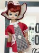 画像2: ORION　オリオン　女優帽の赤いモダンワンピース　立ち姿ポーズ人形　MC15 (2)