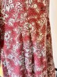 画像5: 70年代vintageone-piece　昭和レトロワンピース　ダークピンク系　開襟　長袖　花柄　VA82 (5)