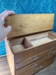 画像9: 木製裁縫箱　小引き出し　vintage　古道具　KG734 (9)