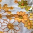 画像3: ホレスト　林タオル　オレンジ　レトロポップフラワー　プリントホームシーツ　アクリル　花柄　130×230 (3)