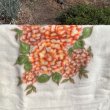 画像5: カネカロン　あったかボアシーツ　ベージュにオレンジ系の花柄シーツ (5)