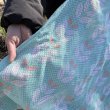 画像4: クリームグリーンに葉っぱ模様の北欧風生地　巾98×255cmまとめ売り (4)