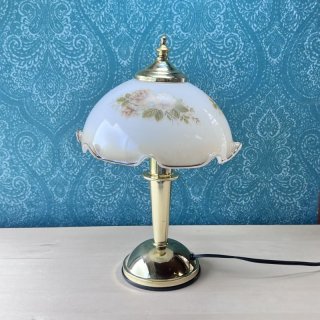 宮本産業株式会社 タッチライト テーブルランプ 花 水色 vintage KD26