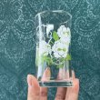 画像7: ADERIAアデリアグラス　白い花　可憐　台形グラス (7)