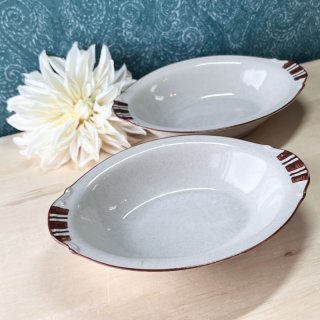 純喫茶 HOYA STONEWARE ホヤ レモン型カレーシチュー皿 ストーン