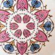 画像4: MARUTA　26cmプレート皿　パール柄　ピンクブルーの花模様　 (4)