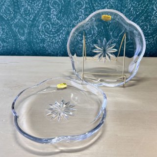 NORITAKEノリタケクリスタル カットガラスのガラス小鉢 ナッツ皿5枚セット N455