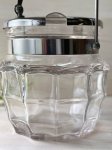 画像5: 純喫茶　KAMEI GLASS カメイガラスクリスタル　シュガーポット　モダンデザイン　四角　SG67 (5)