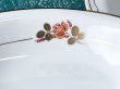 画像2: ARITA　china　レトロ可愛い花柄のカレーシチュー皿プレート1枚〜　レモン型　S167 (2)