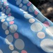 画像8: レトロ生地　サテン　水玉　ブルー　ピンク　巾97×300cmまとめ売り (8)