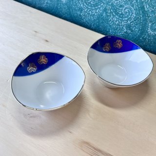 美濃焼き雅陶 口金天目菊 晃峰作 菓子器 陶器 WF117