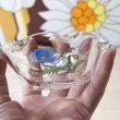 画像3: フリル　ガラスの小鉢　2個セット　花柄 (3)