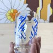 画像8: 東洋ガラス　リファインタンブラー　ブルー花柄グラス　 (8)