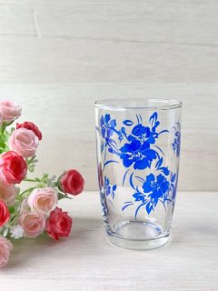 佐々木ガラス 椿 花柄グラス GL59