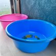 画像12: レトロポップ　大きな洗い桶　花柄　2色　K298 (12)