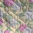 画像9: ニューバルキロン　丸洗いOKボアーケット　多針キルト　紫陽花柄　 (9)