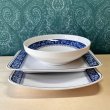 画像9: ｔOYOTOKI　東洋陶器　ばら　青い薔薇の食器　皿3枚組　vintage (9)