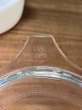 画像6: CHANG HEE　GLASS　ミルクガラス　キャセロール　15cm　ブラウンフラワー　花柄　ガラス蓋鍋　B212 (6)