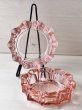 画像1: TOYO　GLASS　東洋ガラス　さくら色とピンクガラスの灰皿　各種　アシュトレイ　TA817 (1)