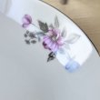 画像6: 花柄プレート皿　ピンクブルー　カレーシチューに。　2枚セット (6)