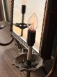 画像12: antique　壁掛けミラー　鏡　キャンドルスタンドのような電気ロウソク付き　 (12)
