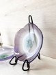 画像3: SOGA　曽我ガラス　花のガラス器　薄紫硝子皿　2枚　3枚　各種　GUS433 (3)